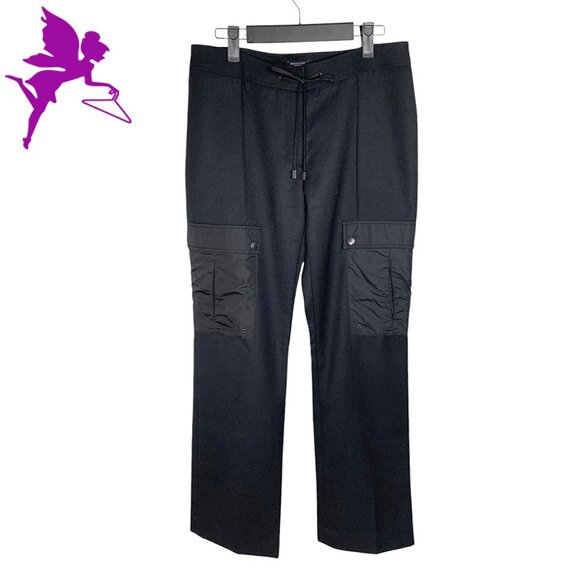 BURBERRY VIntagey- Wool Straight Leg Cargo Pants - Picture 1 of 9